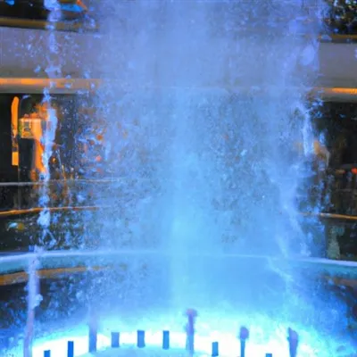 How to add a decorative element to an indoor fountain?