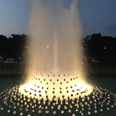 What is the impact of water hardness on a jumping fountain?